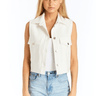 Drew Tristian Vest in White - Estilo Boutique