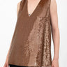Elaine Kim Ariana V Neck Shell Top - Estilo Boutique
