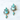 Elizabeth Cole Henning Earrings in Turquoise
