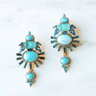 Elizabeth Cole Henning Earrings in Turquoise