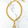 Elizabeth Cole Romana Necklace in Gold