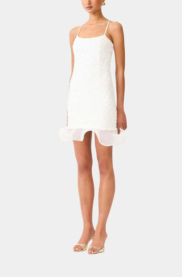 Elliatt Alexandra Strap Mini Dress in White