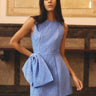 Elliatt Briallen Jacquard Mini Dress in Blue