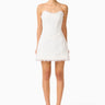 Elliatt Clarisse Tulip Mini Dress in White