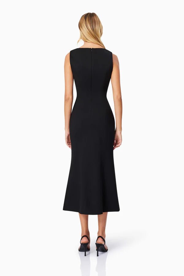 ELLIATT Eden Midi Dress in Black M ELLIATT Eden Midi Dress in Black M