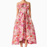 Elliatt Floralie Strapless Gown in Pink Floral