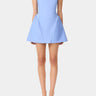 Elliatt Floriana Cap Sleeve Fit And Flare Mini Dress in Cornflower Blue