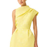 Elliatt Luella Asymmetric Mini Dress in Yellow