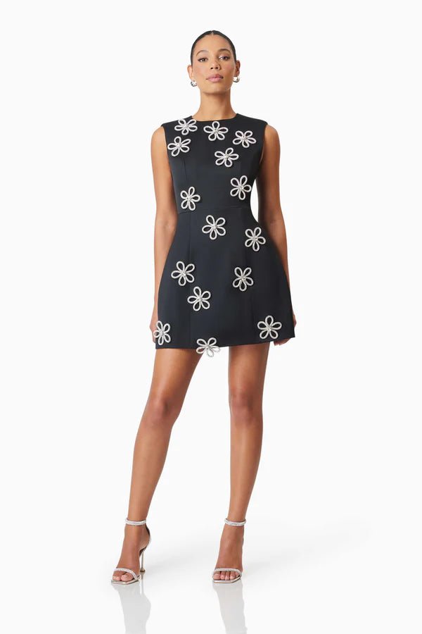 Elliatt Maiara Mini Dress in Black - Estilo Boutique Elliatt Maiara Mini Dress in Black - Estilo Boutique