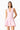 Elliatt Marla V - Neck Mini Dress in Pink
