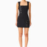 Elliatt Odelia Beaded Mini Dress in Black