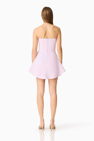Elliatt Saphine Frill Mini Dress in Pink