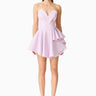Elliatt Saphine Frill Mini Dress in Pink