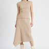 En Saison Elaine Sweater Midi Skirt in Taupe - Estilo Boutique