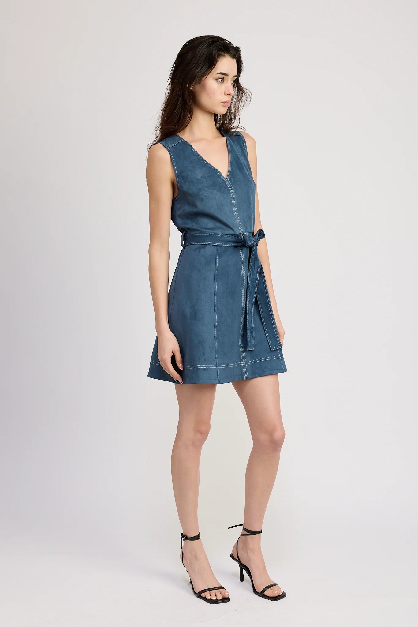 Robin Sleeveless Teal Mini Dress Teal / M Robin Sleeveless Teal Mini Dress Teal / M
