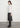 Enza Costa Cashmere Rib Crew in Off White