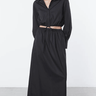 Enza Costa Cotton Drawcord Shirt in Black - Estilo Boutique