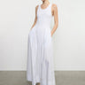 Enza Costa Cotton Resort Tank Dress in White