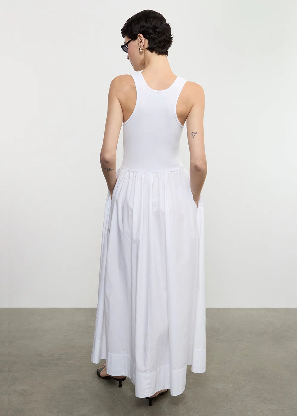 cotton resort dress Enza Costa Cotton Resort Strapless Dress in White
