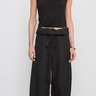 Enza Costa Fluid Jersey Tank in Black