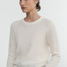 Enza Costa Linen Open Knit Crewneck Sweater - Estilo Boutique