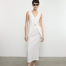 Enza Costa Linen Tunic Vest in Undyed