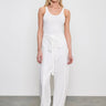 Enza Costa Military Rib Slim Tank in Undyed