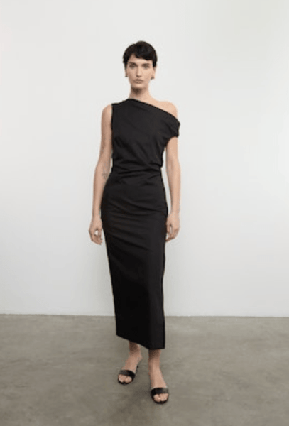 enza costa black dress Poplin Sculptured in Color:WHITE/LIGHT BLUE Size 0 Starry Night Dress– Teuta lay flat to dry