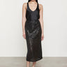 Enza Costa Sequin Skirt in Black - Estilo Boutique