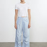 Enza Costa Supima Baby Rib Cropped Tee in White - Estilo Boutique