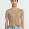 Enza Costa Supima Cotton Essential Perfect Cropped Shirt - Estilo Boutique