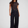 ética Marley Ultra High Rise Baggy in Late Night