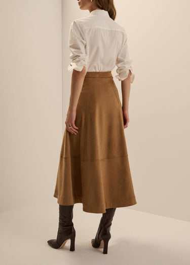 Favorite Daughter The Aspen Skirt in Camel