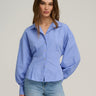 Favorite Daughter The Back Story Shirt in Blue White Stripe