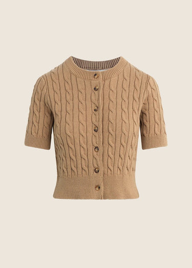 Favorite Daughter The Cafe Cardigan in Camel