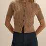 Favorite Daughter The Cafe Cardigan in Camel