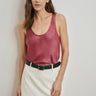 Favorite Daughter The Clean Cut Tank in Earth Red