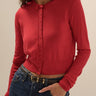 Favorite Daughter The Curtsey Cardigan in Crimson