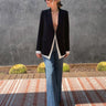 Favorite Daughter The Kelly Blazer in Black Multi