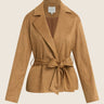 Favorite Daughter The Marina Wrap Coat in Camel