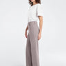 Favorite Daughter The Mischa High Rise Wide Leg Ankle in Soft Taupe