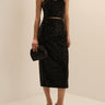 Favorite Daughter The Out of Your League Skirt in Party Black