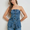 Favorite Daughter The Phoebe Bustier Top in Reston