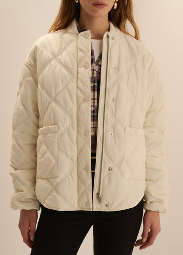 Favorite Daughter The Take a Stroll Jacket in Winter White