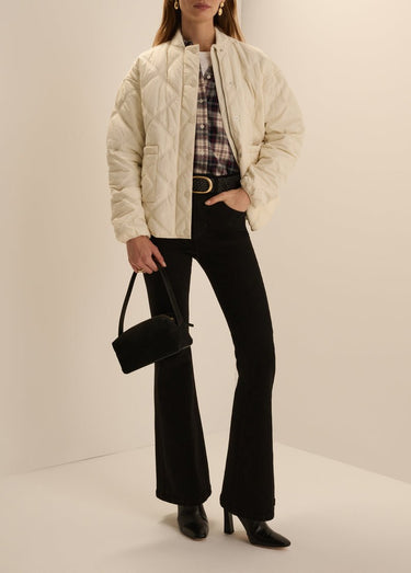 Favorite Daughter The Take a Stroll Jacket in Winter White
