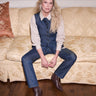Favorite Daughter The Valentina Super High Rise Straight in Pepper