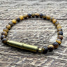 Flint Beaded Single Bracelet: Tiger Eye / Large