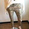 Flog Shely Pants in Beige/Gold Camouflage - Estilo Boutique