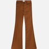Frame Le High Flare Velvet in Bronze Velvet - Estilo Boutique