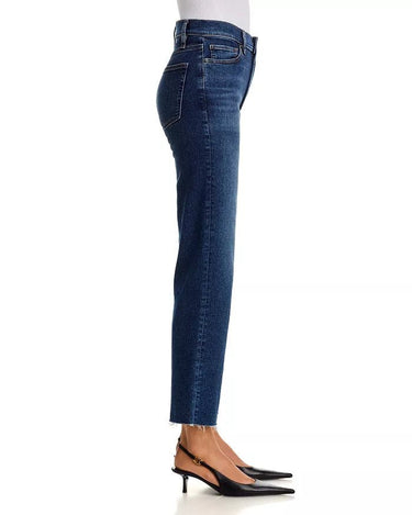 Frame Le Sleek Straight in Showdown Raw Fray